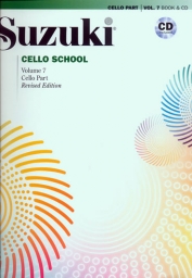 Suzuki Cello School - Volume 7 - Cello Part - Book and CD
