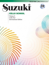 Suzuki Cello School - Volume 8 - Cello Part - Book and CD