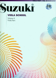 Suzuki Viola School - Volume 8 - Viola Part - Book and CD