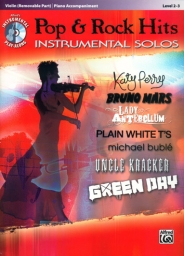 Pop & Rock Instrumental Solos, Violin/Piano/CD