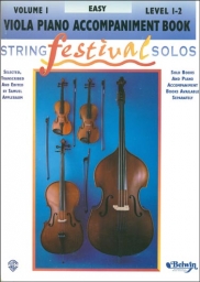 String Festival Solos, Viola Piano Accompaniment Book, Vol.1