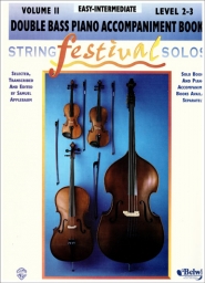 String Festival Solos Double Bass Piano Acc. Book Vol.II