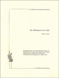 Six Miniatures for Cello