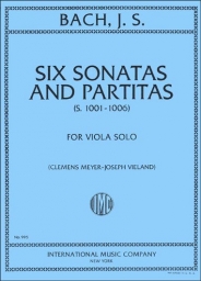 Six Sonatas and Partitas For Viola Solo