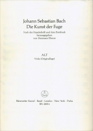 Bach - The Art of Fugue, BWV 1080 - Alto (Viola) (BAR) Bach - The Art of Fugue, BWV 1080 - Alto (Viola) (BAR)