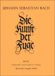 Bach - The Art of Fugue, BWV 1080 - Bass (BAR) Bach - The Art of Fugue, BWV 1080 - Bass (BAR)