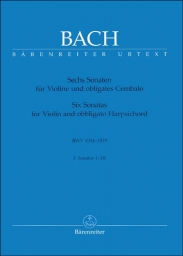 Six Sonatas for Violin and Obbligato Harpsichord
