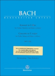 Concerto in E No. 2 BWV 1042 for Violin and Piano