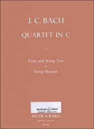 Bach J.C. - Quartet in C for Flute and String Trio (BREI)