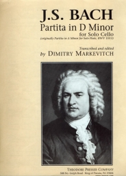 Bach - Partita in D minor for Solo Cello, BWV 1013 (PRESS)
