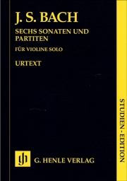 Bach - 6 Sonatas and Partitas for Solo Violin - Score (HEN)