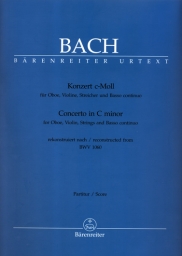 Concerto in C minor for Oboe, Violin, Strings and Basso continuo