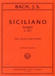 Bach - Siciliano (Largo) for Cello and Piano (INT)