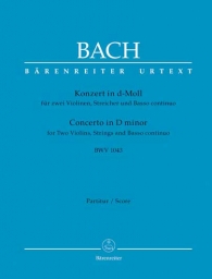 Bach - Concerto for 2 Violins in D minor, BWV 1043 - Score (BAR)