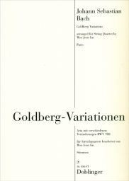 Bach - Goldberg Variations for String Quartet, Parts (DOB) Bach - Goldberg Variations for String Quartet, Parts (DOB)