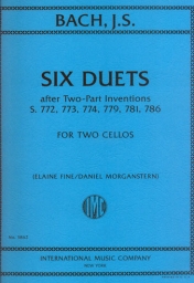 Bach - Six Duets after Two-Part Inventions for Two Cellos (INT)
