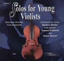 Solos for Young Violists CD, Volume 5