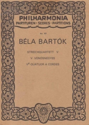 Bartók - String Quartet No. 5 - Study Score (PRESS)