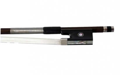 Brazilian Pernambuco Nickel Mounted Violin Bow - 4/4