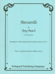 Beach - Barcarolle for Violin and Piano (HILDE)