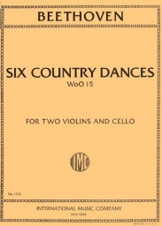 Six Country Dances, WoO 15 - Score