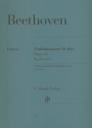 Concerto in D, Op. 61 - Cadenzas