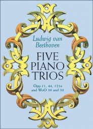 Five Piano Trios, Opp. 11, 44, 121a, WoO 38 & 39 - Score