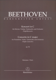 "Triple Concerto" for Violin, Cello and Piano in C, op.56