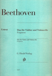 Duo for Violin and Cello, Fragment