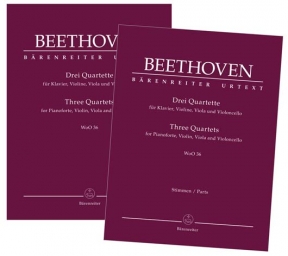 Beethoven - Three Piano Quartets WoO 36 (BAR)