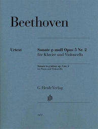 Beethoven - Cello Sonata in G minor, Op. 5 No. 2 (HEN)