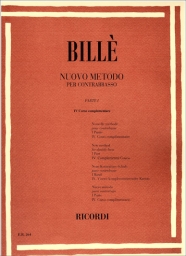 Billè - New Method for Double Bass Part 1, Vol. 4 (RIC)