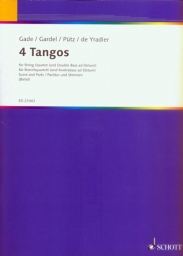 4 Tangos For String Quartet - Score And Parts