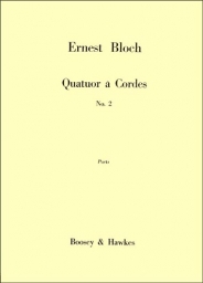 Bloch - String Quartet No. 2 - Parts (B&H)