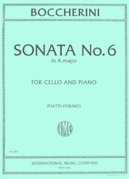 Boccherini - Sonata No. 6 in A major for Cello and Piano (INT)