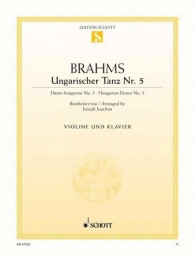 Brahms - Hungarian Dance No. 5 for Violin and Piano (SCHOTT)