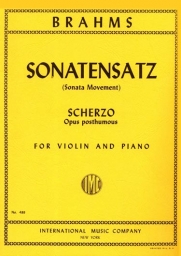 Brahms - Sonata Movement - Scherzo (INT)