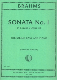 Sonata No.1 in e minor, opus 38 for Bass