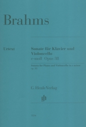 Brahms - Cello Sonata in No.1 in E minor, Op. 38 (HEN) Brahms - Cello Sonata in No.1 in E minor, Op. 38 (HEN)