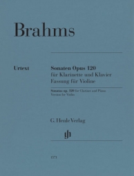 Brahms - Violin Sonatas in F minor & E flat major Op. 120 (BAR)