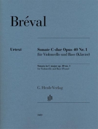 Breval - Sonata In C Major Op.40, No.1 For Cello And Double Bass