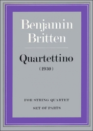 Britten - Quartettino (1930) Parts (FABER)