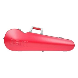 Bam Hightech Contoured Violin Case - 4/4  GRAFFITI Raspberry Red