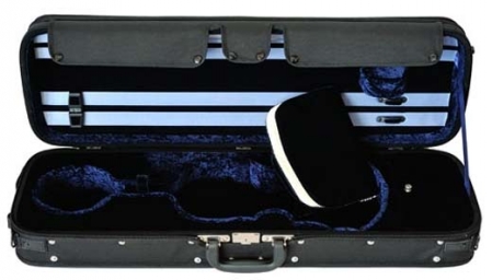 Estuche de Violín Rectangular Concerto - 4/4 - Negro/Azul Estuche de Violín Rectangular Concerto - 4/4 - Negro/Azul