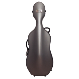 Bam Classic Cello Case - Silver, with wheels