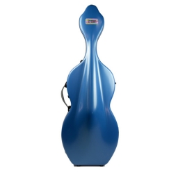 Bam Hightech Shamrock Cello Case - Blue, with wheels