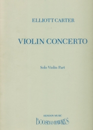 Carter - Violin Concerto - Solo Violin Part (B&H) Carter - Violin Concerto - Solo Violin Part (B&H)