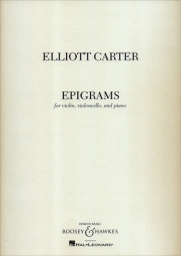 Carter - Epigrams for Piano Trio (B&H)