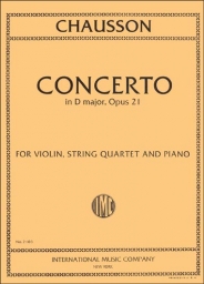 Concerto in D major, Op. 21 for Violin, String Quartet and Piano