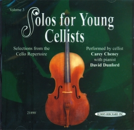 Solos for Young Cellists CD, Volume 3